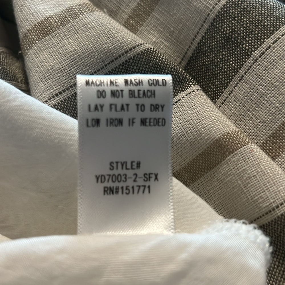 Heatherly Maria Linen Midi Dress Sz. L - Picture 10 of 10
